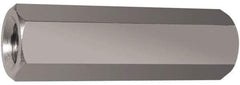 Electro Hardware - M3x0.50, 24mm OAL, 6mm Across Flats, Stainless Steel Hex Partially Threaded Female Circuit Board Standoffs - 6.4mm Thread Depth, 25mm Body Length, Uncoated - Eagle Tool & Supply