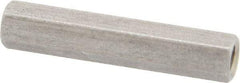 Electro Hardware - M3x0.50, 24mm OAL, 4.5mm Across Flats, Stainless Steel Hex Partially Threaded Female Circuit Board Standoffs - 6.4mm Thread Depth, 24mm Body Length, Uncoated - Eagle Tool & Supply