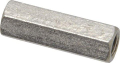 Electro Hardware - M4x0.70, 19mm OAL, 6mm Across Flats, Stainless Steel Hex Fully Threaded Female Circuit Board Standoffs - 19mm Thread Depth, 19mm Body Length, Uncoated - Eagle Tool & Supply