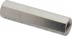 Electro Hardware - M4x0.70, 25mm OAL, 6mm Across Flats, Stainless Steel Hex Partially Threaded Female Circuit Board Standoffs - 25mm Thread Depth, 25mm Body Length, Uncoated - Eagle Tool & Supply