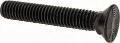 Value Collection - 3/8-16 UNC, 2-1/4" OAL, Steel Plow Bolt - Uncoated, Grade 5 - Eagle Tool & Supply