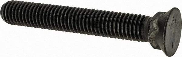 Value Collection - 1/2-13 UNC, 3-1/2" OAL, Steel Plow Bolt - Uncoated, Grade 5 - Eagle Tool & Supply