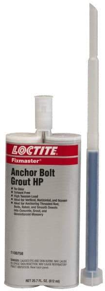 Loctite - 20.7 fl oz Epoxy Anchoring Adhesive - 20 min Working Time, 29 CFR 1910.1200 - Eagle Tool & Supply