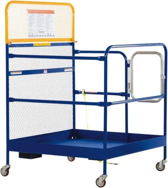 Vestil - 60" Platform - Forklift Work Platform, 1,000 Lb Capacity, 60" Platform Height, 48" Base Width x 48" Base Depth - Eagle Tool & Supply