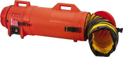 Allegro - 831 CFM, Electrical AC Axial Blower Kit - 8 Inch Inlet/Outlet, 0.33 HP, 115 Max Voltage Rating - Eagle Tool & Supply