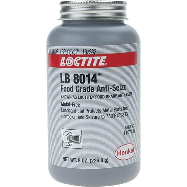 Loctite - 8 oz Brush Top General Purpose Anti-Seize Lubricant - Metal Free, 750°F - Eagle Tool & Supply