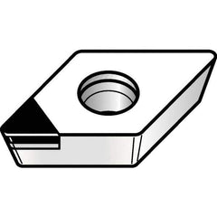 Kennametal - DPGW21.50.5 F Grade KD1400 Polycrystalline Diamond (PCD) Turning Insert - 55° Diamond, 1/4" Inscr Circle, 3/32" Thick, 0.0079" Corner Radius - Eagle Tool & Supply