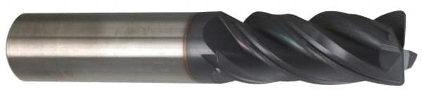 Accupro - 1" Diam 4 Flute Solid Carbide 0.03" Corner Radius End Mill - Eagle Tool & Supply