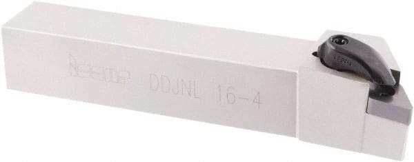 Iscar - DDJN, Left Hand Cut, 7° Lead Angle, 1" Shank Height x 1" Shank Width, Negative Rake Indexable Turning Toolholder - 6" OAL, DNMG Insert Compatibility, Series R-Clamp - Eagle Tool & Supply