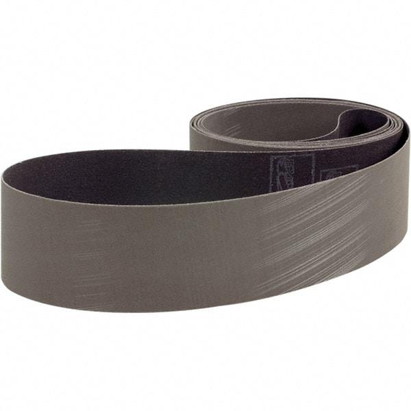 3M - 4" Wide x 132" OAL, A30 Grit, Aluminum Oxide Abrasive Belt - Aluminum Oxide, Coated, Cloth Backing, Dry, Series 237AA - Eagle Tool & Supply