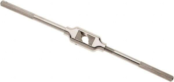 Irwin - 1/4 to 1" Tap Capacity, Straight Handle Tap Wrench - 18" Overall Length - Eagle Tool & Supply