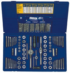 Tap & Die Sets 41PC 3-12MM&2PC 6-1/2″ CARB TAP&DIE SET&ADPT SET