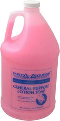 PRO-SOURCE - 1 Gal Bottle Liquid Soap - General Duty, Pink, Almond Scent - Eagle Tool & Supply