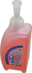 PRO-SOURCE - 950 mL Pump Bottle Foam Soap - Hand Soap, Pink, Tropical Scent - Eagle Tool & Supply