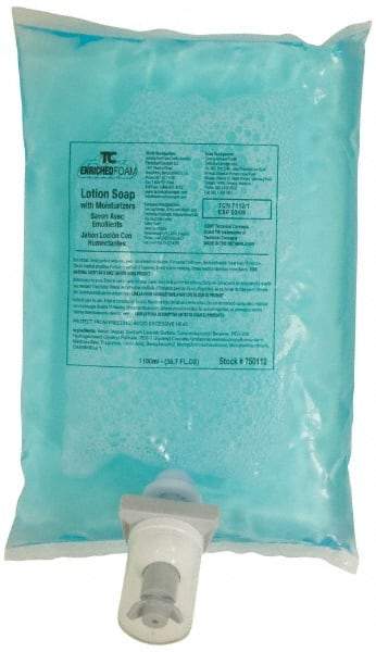 Technical Concepts - 1,100 mL Dispenser Refill Foam Soap - Hand Soap, Rich Teal, Citrus Scent - Eagle Tool & Supply