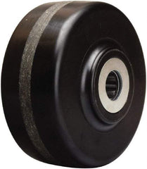 Hamilton - 6 Inch Diameter x 2-1/2 Inch Wide, Phenolic Caster Wheel - 1,800 Lb. Capacity, 3-1/4 Inch Hub Length, 1 Inch Axle Diameter, Straight Roller Bearing - Eagle Tool & Supply