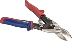Irwin - 1-5/16" Length of Cut, Left Pattern Aviation Snip - 10" OAL, ProTouch Handle, 18 AWG Steel Capacity - Eagle Tool & Supply