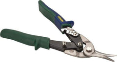 Irwin - 1-5/16" Length of Cut, Right Pattern Aviation Snip - 10" OAL, ProTouch Handle, 18 AWG Steel Capacity - Eagle Tool & Supply