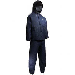 OnGuard - Size XL Blue Rain Three Piece Suit - Eagle Tool & Supply