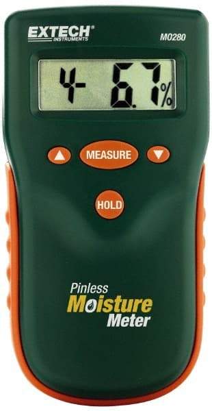 Extech - Pinless Moisture Meter - LCD Display - Eagle Tool & Supply