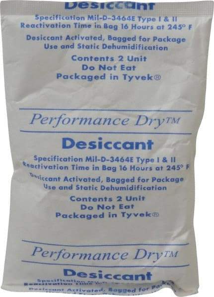 Made in USA - 2 Ounce Desiccant Packet - Silica Gel - Eagle Tool & Supply