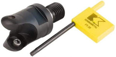 Kennametal - 31.75mm Cutting Diam, 1-1/4" Max Depth of Cut, Modular Connection Indexable Copy End Mill - 2 Inserts, RDHX 1604M0S Insert, KDM Toolholder - Eagle Tool & Supply