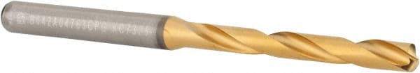Kennametal - 3/16" 140° Solid Carbide Jobber Drill - Eagle Tool & Supply