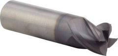 M.A. Ford - 3/4", 3/4" LOC, 3/4" Shank Diam, 3" OAL, 4 Flute, Solid Carbide Square End Mill - Single End, ALtima Finish, 35/38° Helix, Centercutting, Right Hand Cut, Right Hand Flute, Series 177 - Eagle Tool & Supply
