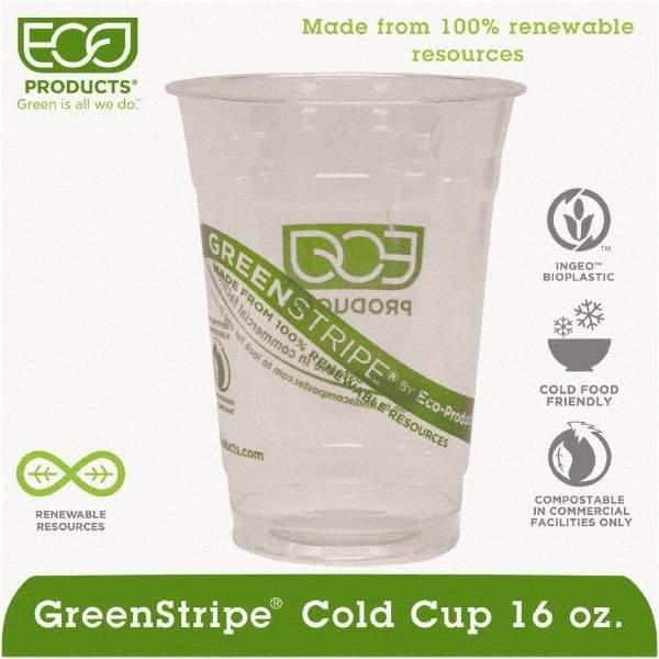 ECO PRODUCTS - Renewable & Compostable Cold Cups - 16 oz - Clear - Eagle Tool & Supply