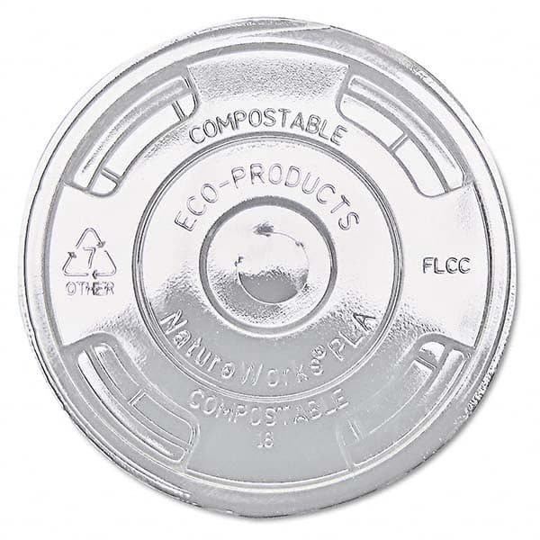 ECO PRODUCTS - GreenStripe Renewable & Compost Cold Cup Flat Lids, F/9-24 oz, 100/PK, 10 PK/CT - Eagle Tool & Supply