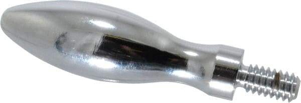 Gibraltar - 1/4-20 Threaded Stem, Fixed Handwheel & Machine Handle - Carbon Steel Bulb Shape Handle, 1/2" Long Carbon Steel Stem, 2" Handle Length, 2-1/2" OAL - Eagle Tool & Supply