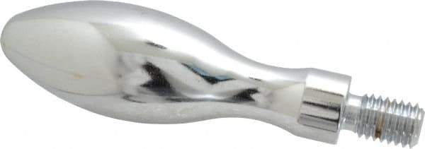 Gibraltar - 1/2-13 Threaded Stem, Fixed Handwheel & Machine Handle - Carbon Steel Bulb Shape Handle, 13/16" Long Carbon Steel Stem, 3-3/4" Handle Length, 4-9/16" OAL - Eagle Tool & Supply