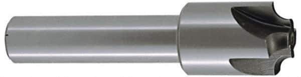 Keo - 7/16" Radius, 1-3/8" Mill Diam, 4 Flute High Speed Steel Corner Rounding End Mill - Single End, Uncoated, 3/8" Tip Diam, 4" OAL, 1" Shank Diam - Eagle Tool & Supply