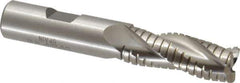Value Collection - 5/8" Diam, 1-5/8" LOC, 3 Flute Cobalt Roughing & Finishing Square End Mill - Uncoated, 3-3/4" OAL, 5/8" Shank Diam, Weldon Shank, 30° Helix, Non-Centercutting - Eagle Tool & Supply