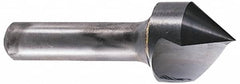 Hertel - 1-1/4" Head Diam, 3/4" Shank Diam, 1 Flute 82° Solid Carbide Countersink - Eagle Tool & Supply