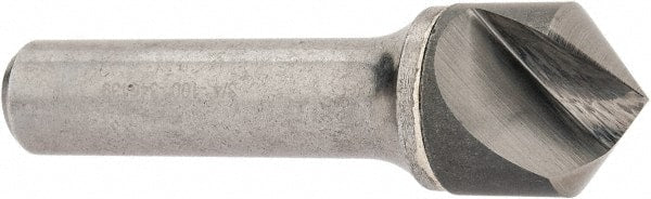 Hertel - 3/4" Head Diam, 1/2" Shank Diam, 1 Flute 100° Solid Carbide Countersink - Eagle Tool & Supply