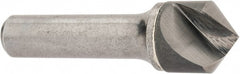 Hertel - 3/4" Head Diam, 1/2" Shank Diam, 1 Flute 100° Solid Carbide Countersink - Eagle Tool & Supply