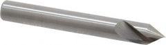 Hertel - 1/4" Head Diam, 1/4" Shank Diam, 1 Flute 60° Solid Carbide Countersink - Eagle Tool & Supply