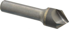 Hertel - 3/4" Head Diam, 1/2" Shank Diam, 1 Flute 90° Solid Carbide Countersink - Eagle Tool & Supply
