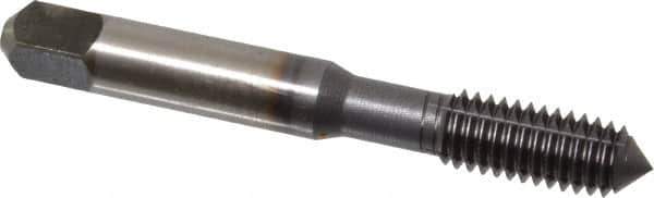 Hertel - 3/8-16 UNC H5 Thread Limit Plug Thread Forming Tap - High Speed Steel, TiCN Finish, 2-15/16" OAL - Eagle Tool & Supply