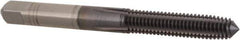 Hertel - M6x1.00 Metric Coarse D8 Thread Limit Plug Thread Forming Tap - High Speed Steel, TiCN Finish, 2-1/2" OAL - Eagle Tool & Supply