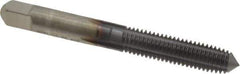 Hertel - M8x1.25 Metric Coarse D9 Thread Limit Plug Thread Forming Tap - High Speed Steel, TiCN Finish, 2-23/32" OAL - Eagle Tool & Supply