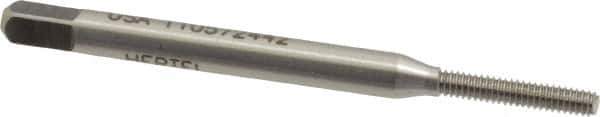 Hertel - #2-56 UNC H2 Thread Limit Bottoming Thread Forming Tap - High Speed Steel, 1-3/4" OAL - Eagle Tool & Supply