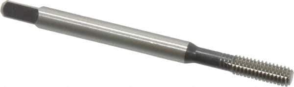 Hertel - M4x0.70 Metric Coarse D6 Thread Limit Bottoming Thread Forming Tap - High Speed Steel, 2-1/8" OAL - Eagle Tool & Supply