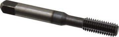 Hertel - M8x1.25 Metric Coarse D9 Thread Limit Bottoming Thread Forming Tap - High Speed Steel, TiCN Finish, 2-23/32" OAL - Eagle Tool & Supply