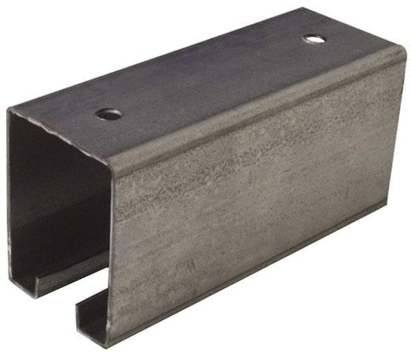 National Mfg. - 8 Ft Long, 450 Lb Capacity, Straight Boxrail - Galvanized, Series 5116 - Eagle Tool & Supply