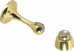 National Mfg. - 3" Projection Magnetic Door Holder - Door & Wall Mount, Brass Finish - Eagle Tool & Supply
