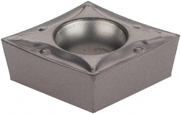 Iscar - CCMT3-0 PF Grade IC907 Carbide Turning Insert - 80° Diamond, 3/8" Inscr Circle, 5/32" Thick, 0.008" Corner Radius - Eagle Tool & Supply