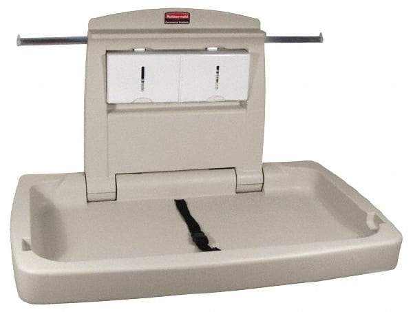 Rubbermaid - Baby Changing Station - 33-1/4" Long x 4" High x 21-1/2" Wide - Eagle Tool & Supply