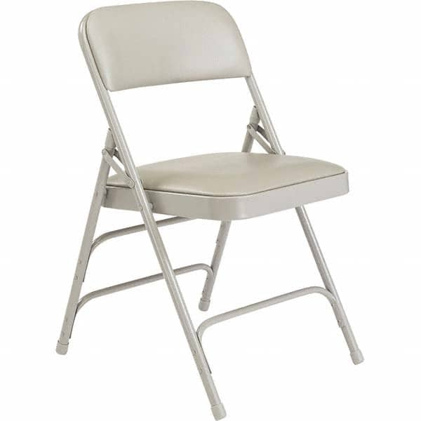 National Public Seating - Folding Chairs Pad Type: Folding Chair w/Vinyl Padded Seat Material: Vinyl; Steel - Eagle Tool & Supply